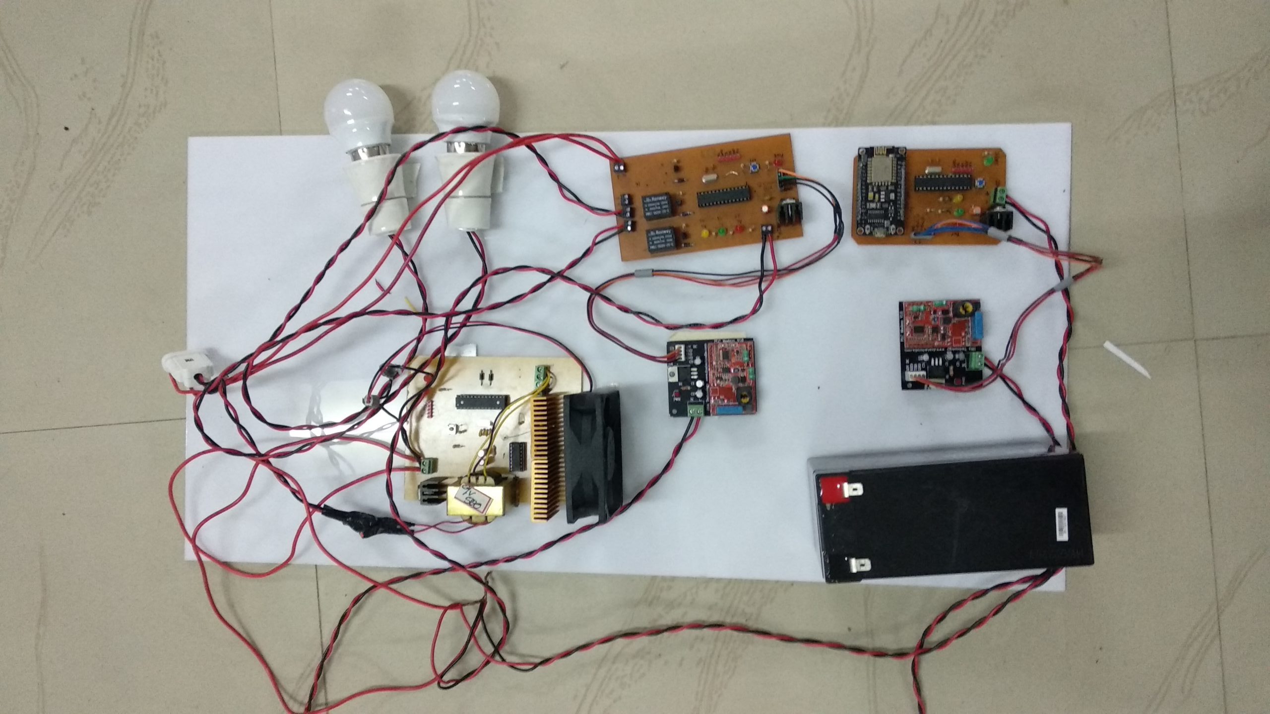 IOT and PLC based home automation system with PV inverter