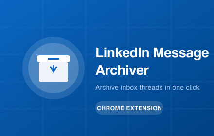 LinkedIn Message Archiver