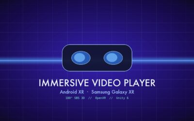 Immersive Video Player for Android XR — open-source 180° SBS 3D playback on Samsung Galaxy XR